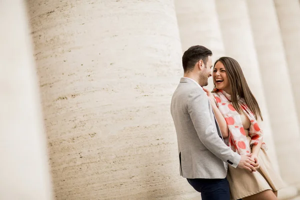 Coppia felice a Roma — Foto Stock