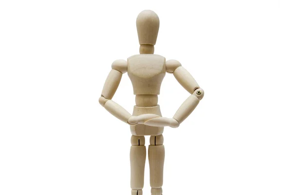 Wooden dummy toy — Stock Photo, Image