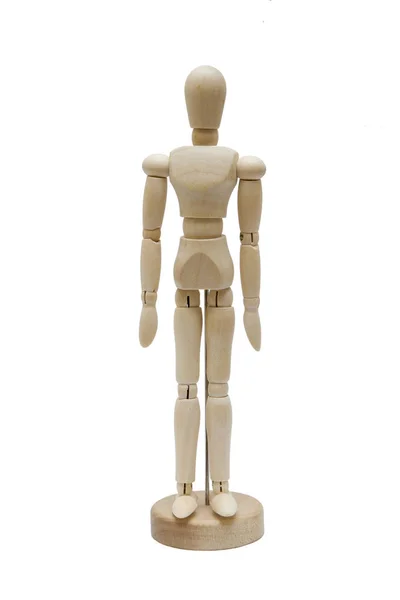 Wooden dummy toy Royalty Free Stock Images
