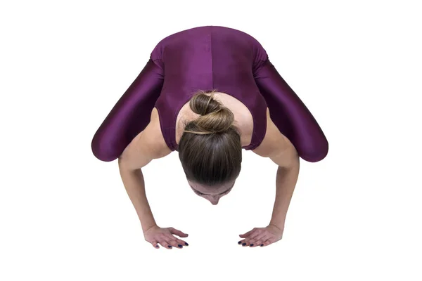 Young woman practicing yoga — Stock Photo, Image