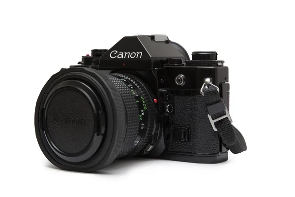 Canon A 1 tek objektifli refleks fotoğraf makinesi — Stok fotoğraf