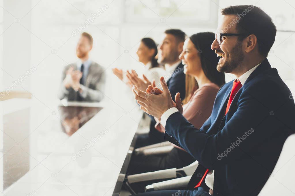 Business people in a meeting at office