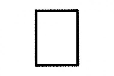 Siyah resim çerçevesi