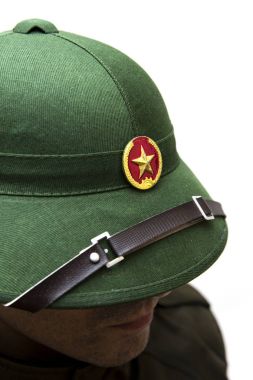 Giyinmiş adam invietnamese üniforma