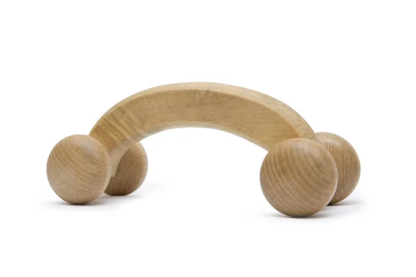 Trä terapeutiska massager — Stockfoto