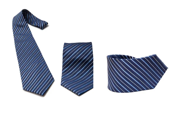 Blue necktie set — Stock Photo, Image