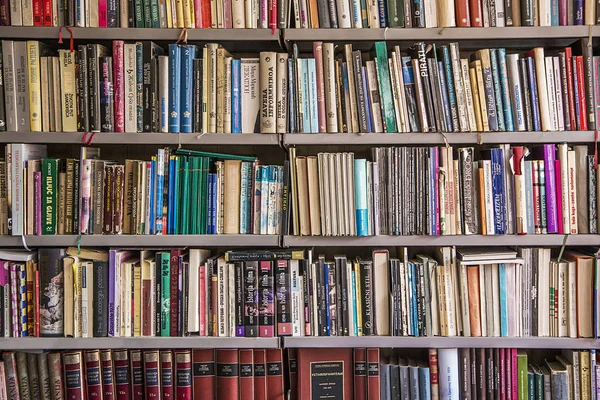 Books in Golubac library — Stock Photo, Image