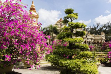 Vinh Trang Temple in Mekong Delta
