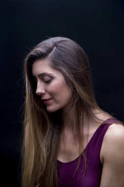 Yoga Çalışan Genç Kadın