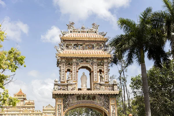 Vinh Trang Temple in Mekong Delta — Stock Photo, Image