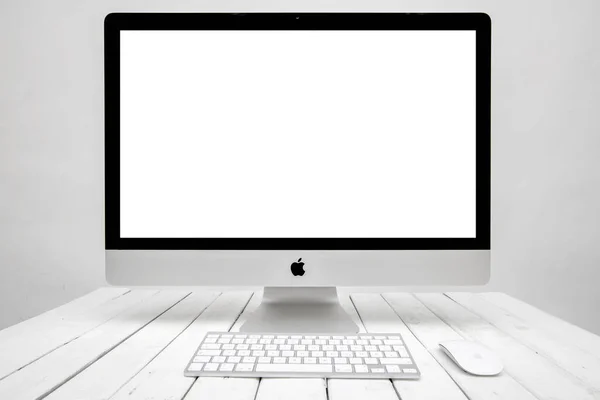 Яблуко imac комп'ютера — стокове фото