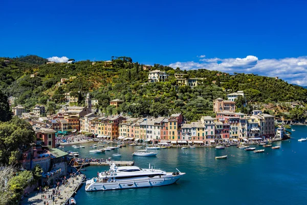 Portofino görünümü, İtalya — Stok fotoğraf