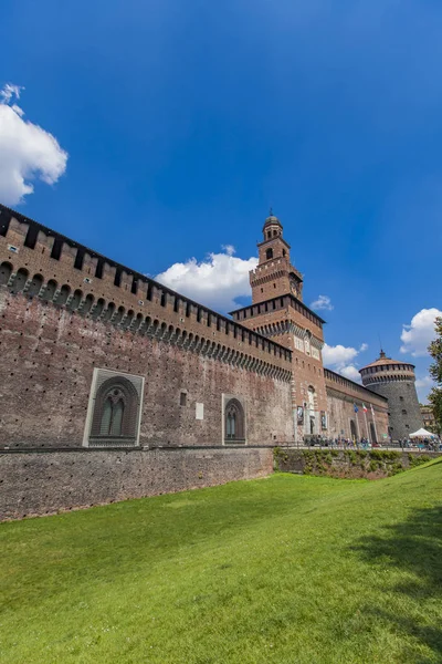 Sforza Castle in Milan, Italy — Stock Photo, Image