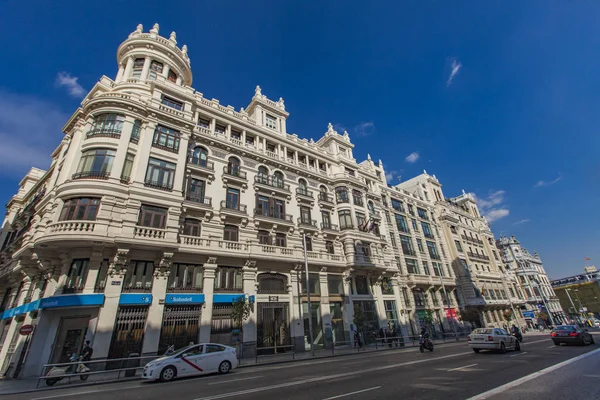 Gran Via à Madrid, Espagne — Photo