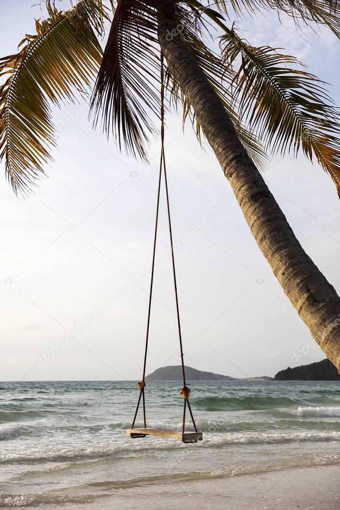 Tropical beach view