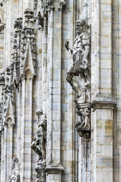 Detail zur Mailänder Kathedrale, Italien — Stockfoto