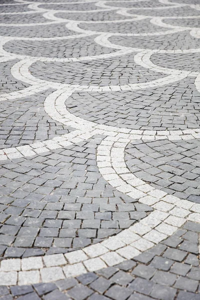 Brick pavement of  footpath pattern — Stock Photo, Image