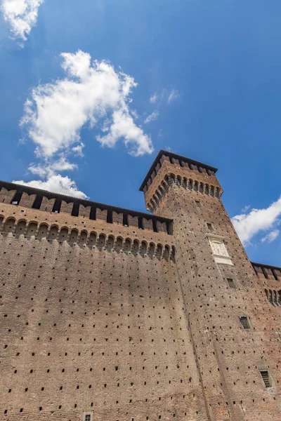 Castillo de Sforza en Milán, Italia — Foto de Stock