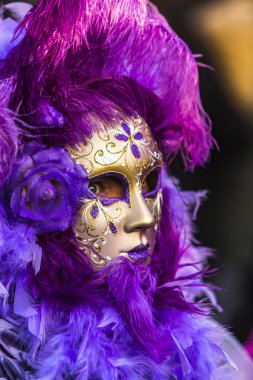Venedik 'te karnaval maskeleri