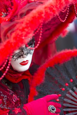Venedik 'te karnaval maskeleri