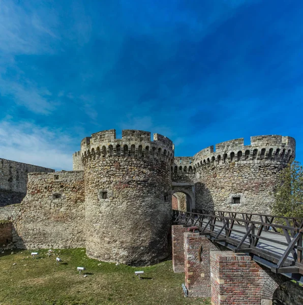 Pevnost Kalemegdan v Bělehradě, Srbsko — Stock fotografie