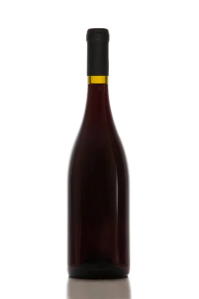 Wine bottle on white — Stock Photo, Image