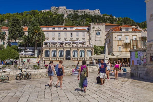 Stari Grad na ostrově Hvar, Chorvatsko — Stock fotografie