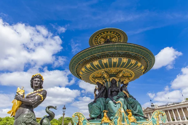 Fontaine des Fleuves en París — Foto de Stock