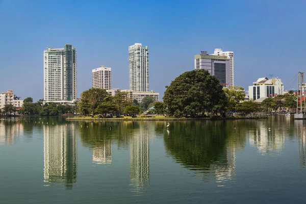 Lago Beira en Colombo, Sri Lanka — Foto de Stock