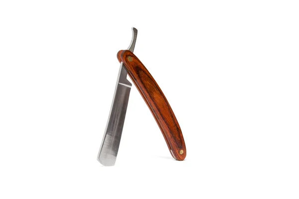 Straight razor isolated on white background — Stock Photo, Image