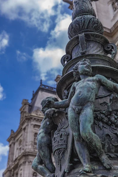 Hotel de Ville (stadshuset) i Paris — Stockfoto