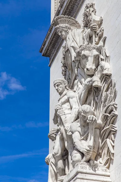 Arc de Triomphe in Paris — Stock Photo, Image