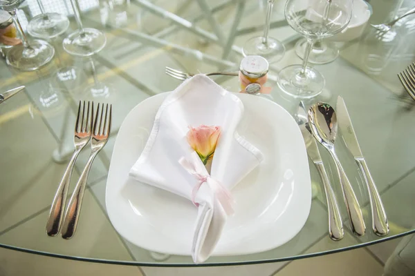 Festive table layout — Stock Photo, Image