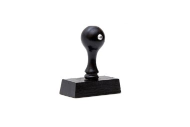 Lastik damgası Ahşap Saplı