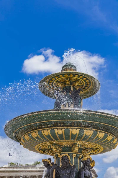 Fontaine des Fleuves i Paris — Stockfoto