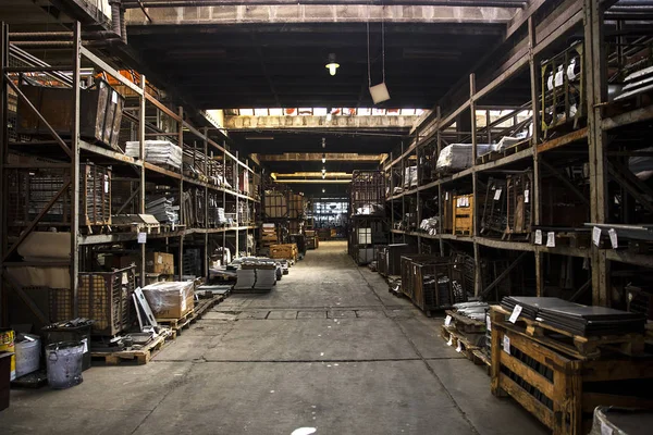 Dettaglio delle stufe in fabbrica — Foto Stock