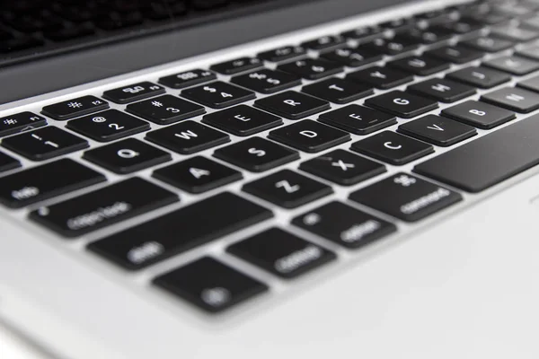 Черная клавиатура — стоковое фото