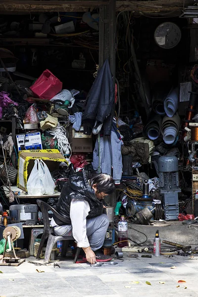 Lokale bevolking van Hanoi — Stockfoto