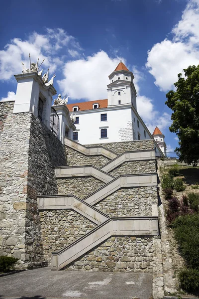 Castelo de Bratslava na Eslováquia — Fotografia de Stock