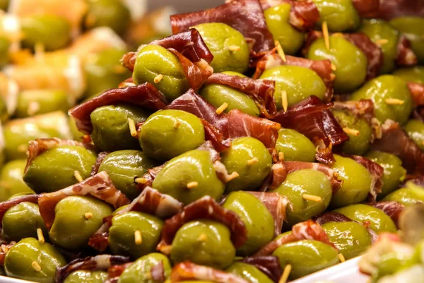 Marinated olives with  spices