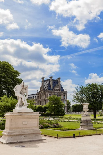 Сад Тюїльрі в Парижі — стокове фото