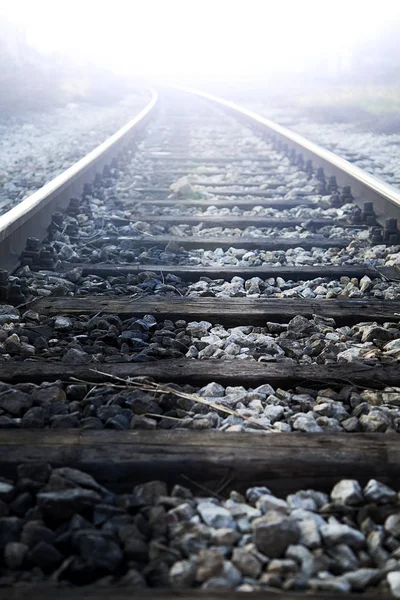 View at railroad tracks — Stock Photo, Image