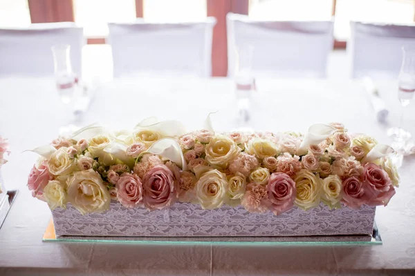 Flower wedding decoration — Stock Photo, Image