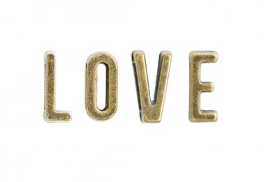 Vintage bakır harfler