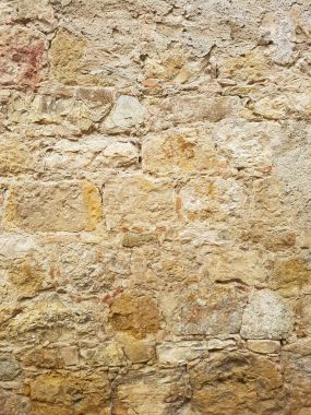 Eski sarı duvar detay