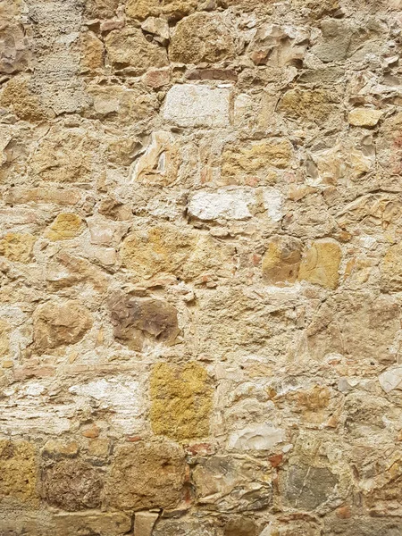 Detail van de oude gele muur — Stockfoto