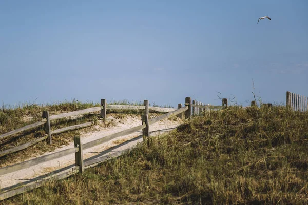 Atlantic City walkway by the ocean — Stock Photo, Image