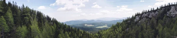 Panorama Auf Alpen Pokljuka Slowenien — Stockfoto