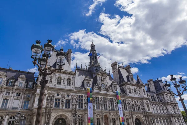 Hotel de Ville (City Hall) v Paříži — Stock fotografie