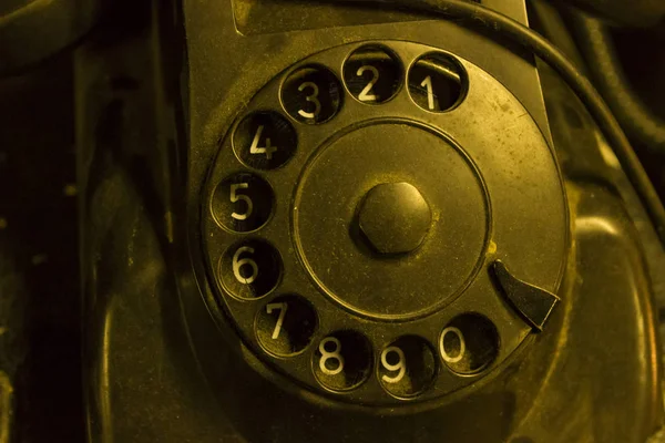 Vintage telefon närbild — Stockfoto